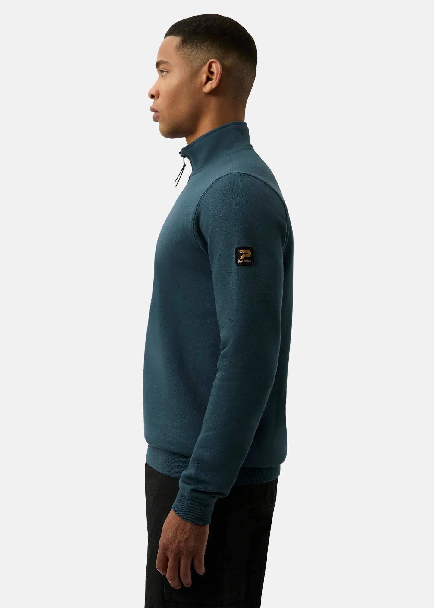 Harlem 1/4 Zip top - Dark Blue sold by Patrick product image thumbnail 4