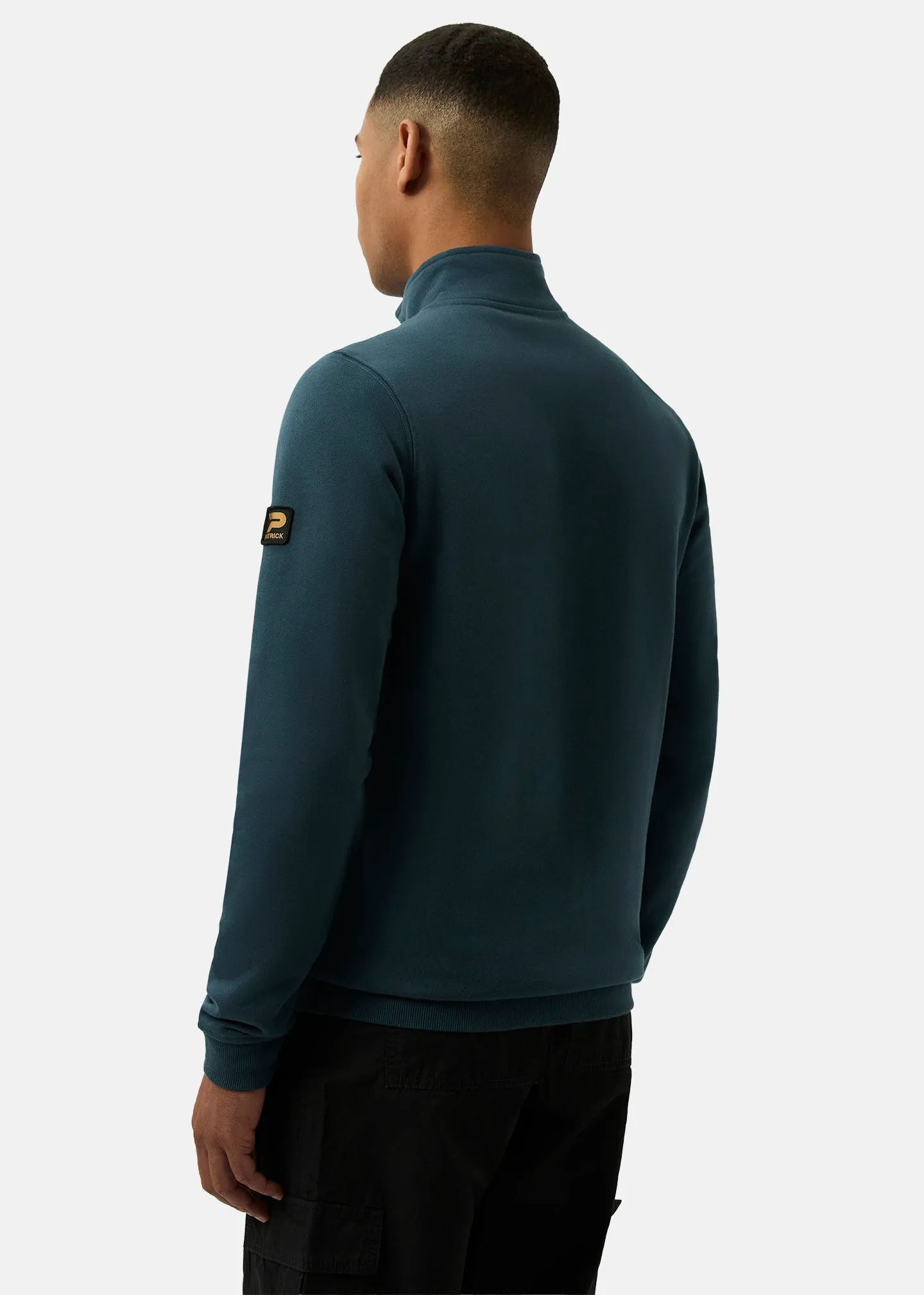 Harlem 1/4 Zip top - Dark Blue sold by Patrick product image thumbnail 2