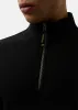 Harlem 1/4 Zip top - Black sold by Patrick
