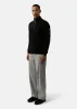 Harlem 1/4 Zip top - Black sold by Patrick