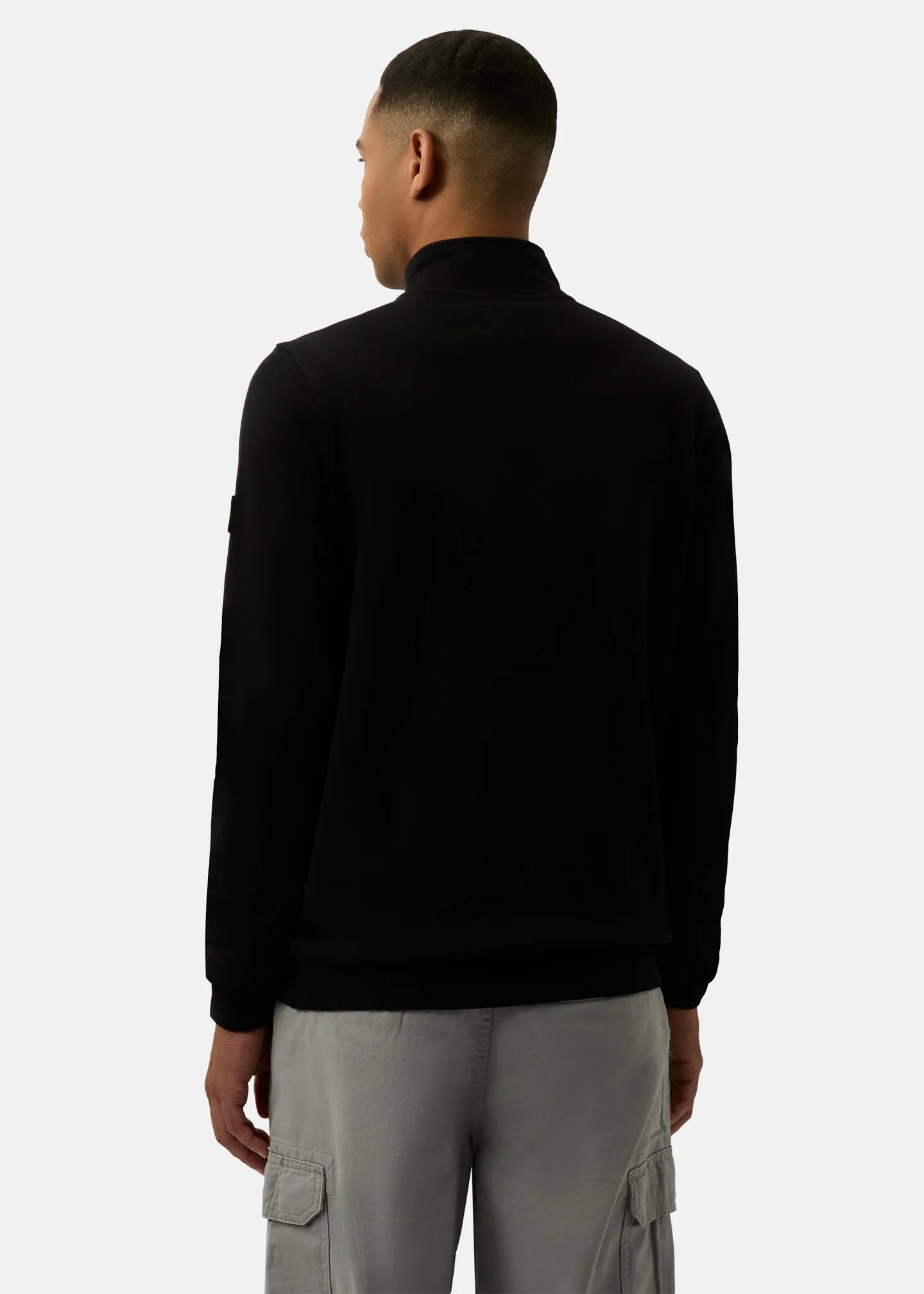 Harlem 1/4 Zip top - Black sold by Patrick product image thumbnail 2