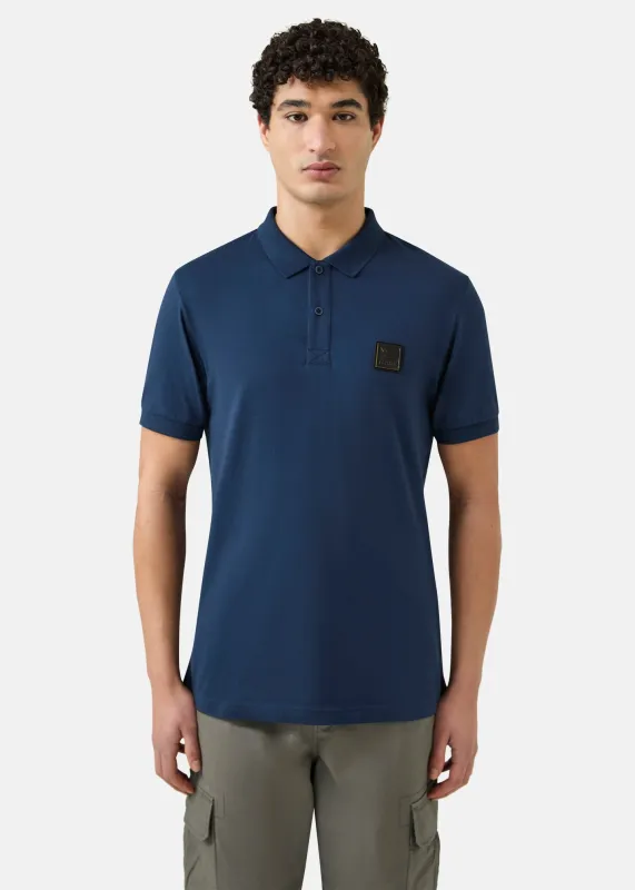 Harrison Polo - Navy made by Patrick