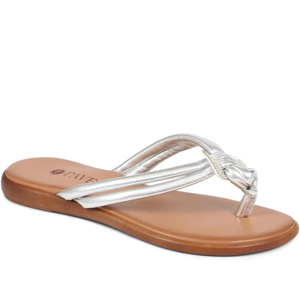Slip-On Casual Toe-Post Sandals - CLUBS37013 / 323 812 sold by Shoe-Shop