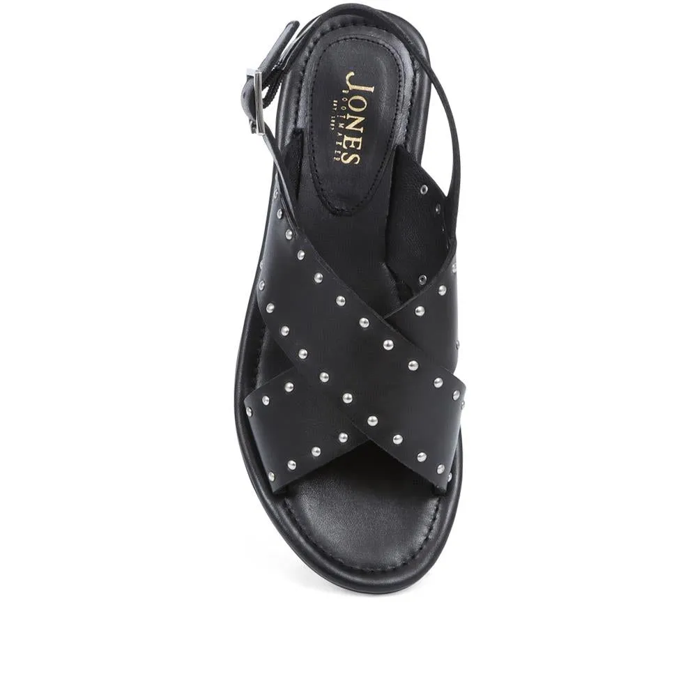 Elda Cross Over Studded Sandals - ELDA / 323 390 sold by Shoe-Shop product image thumbnail 4