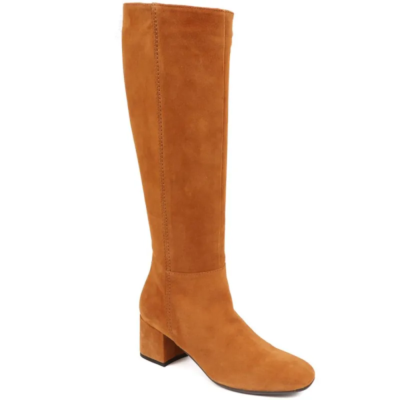 Lou LouS Slim Calf Knee High Suede Boots - LOULOUS / 324 363 sold by Shoe-Shop