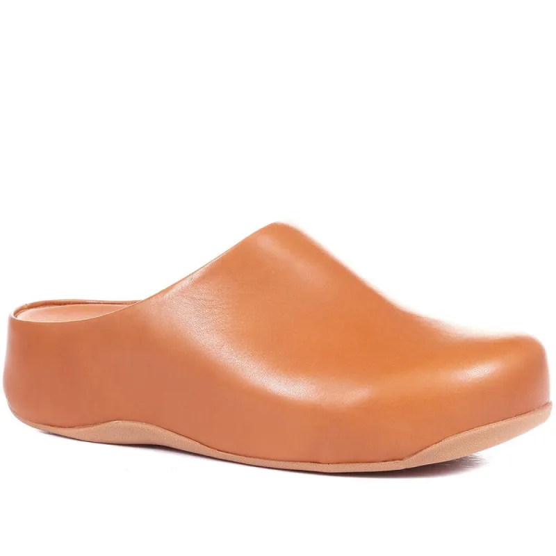 Shuv Leather Mule Clogs - FITF34505 / 320 527 sold by Shoe-Shop