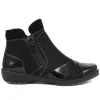 Patent Accented Ankle Boots - CAL38009 / 324 437 sold by Shoe-Shop