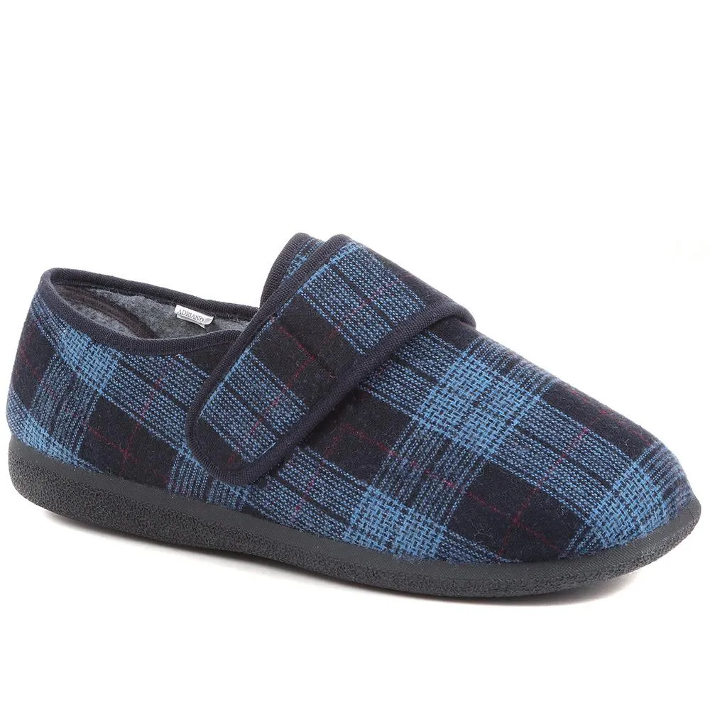 Extra Wide Fit Anti-bacterial Slippers - ADRIANO / 323 119 sold by Shoe-Shop