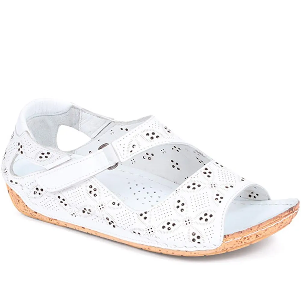 Leather Flat Sandals - KARY29011 / 315 353 sold by Shoe-Shop product image thumbnail 2