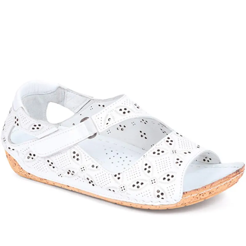 Leather Flat Sandals - KARY29011 / 315 353 sold by Shoe-Shop