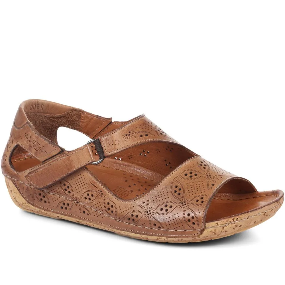 Leather Flat Sandals - KARY29011 / 315 353 sold by Shoe-Shop product image thumbnail 3