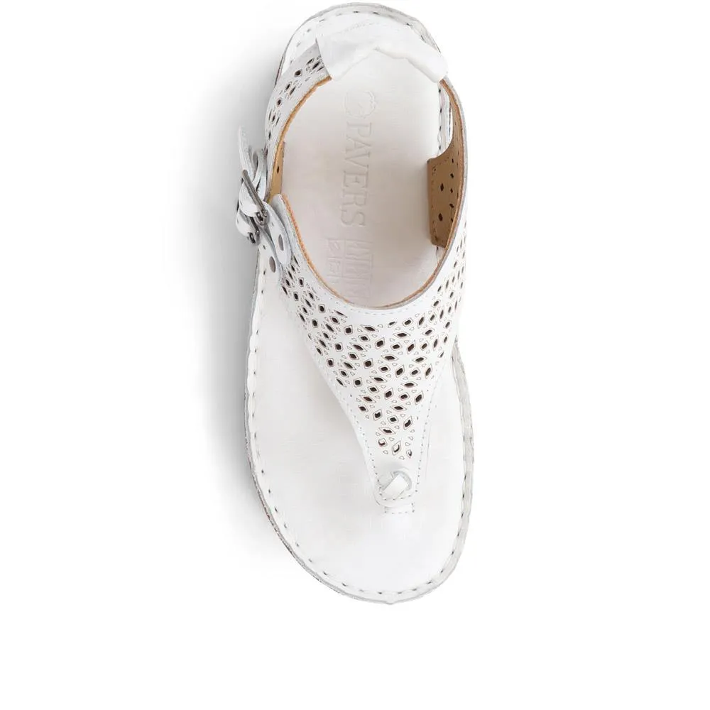 Leather Toe Post Sandals - CAY37011 / 323 931 sold by Shoe-Shop product image thumbnail 5