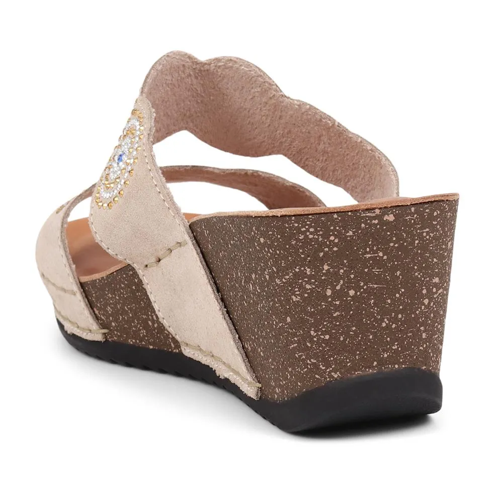 Embellished Wedge Sandals - FLY39043 / 324 784 sold by Shoe-Shop product image thumbnail 5
