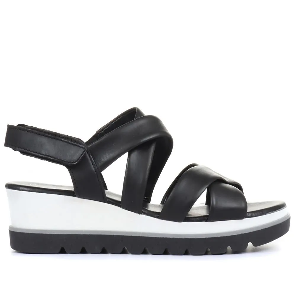 Yvanna Touch Fastening Wedge Sandals - GAB31534 / 317 983 sold by Shoe-Shop product image thumbnail 3