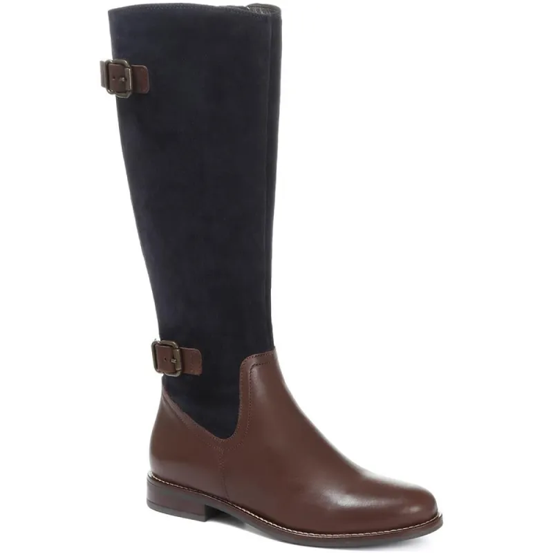 Leather Knee High Boot - CARM30512 / 316 573 sold by Shoe-Shop