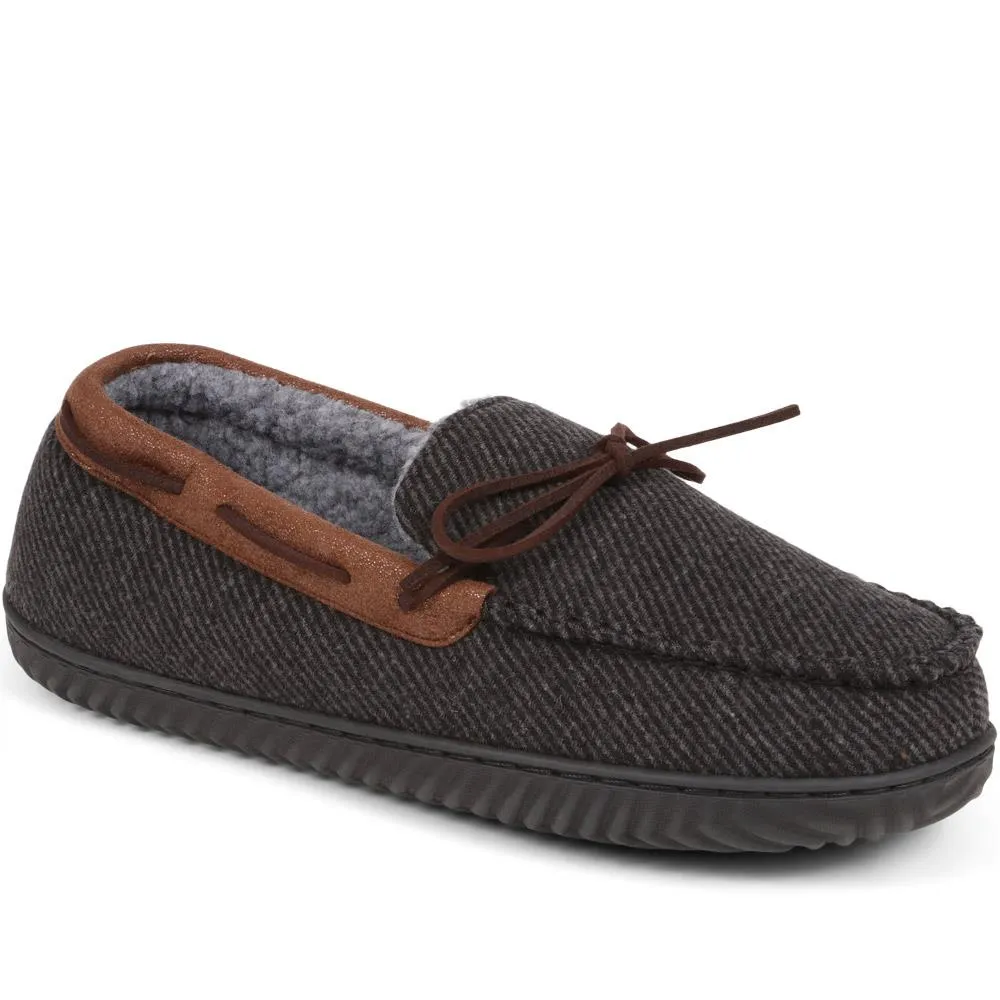 Fleece Lined Full Slippers - GALOP38053 / 324 474 sold by Shoe-Shop