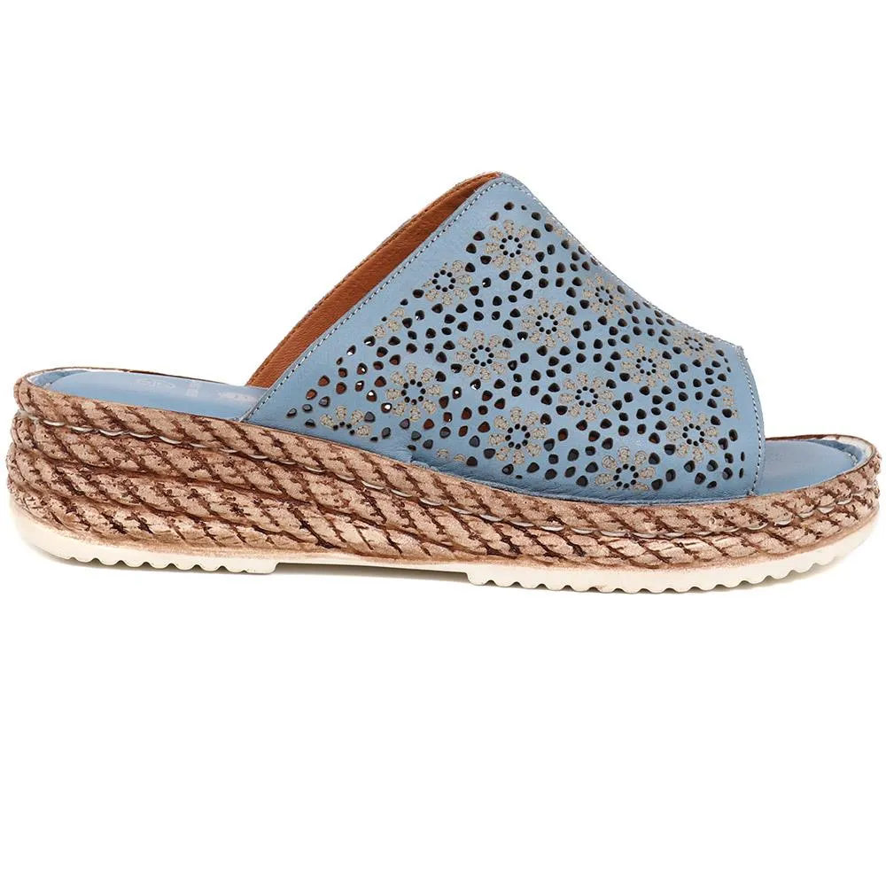 Leather Platform Mule Sandals - DRTMA39011 / 325 498 sold by Shoe-Shop product image thumbnail 5