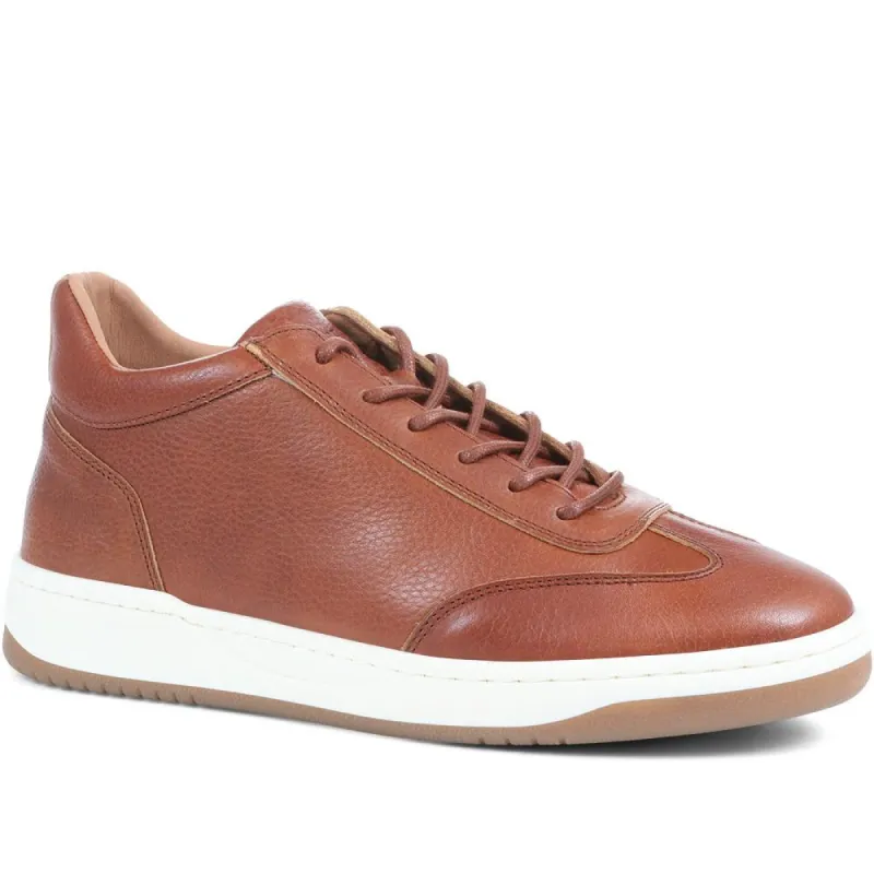 Stalbans Leather High-Top Trainers - STALBANS / 323 130 made by Shoe-Shop