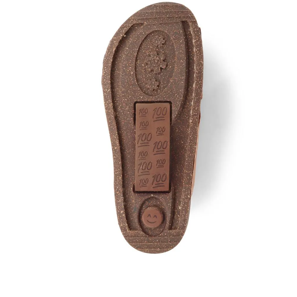 Leather Cross Strap Sandals - BELMET37021 / 323 857 sold by Shoe-Shop product image thumbnail 4