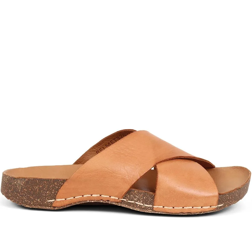 Leather Cross Strap Sandals - BELMET37021 / 323 857 sold by Shoe-Shop product image thumbnail 5