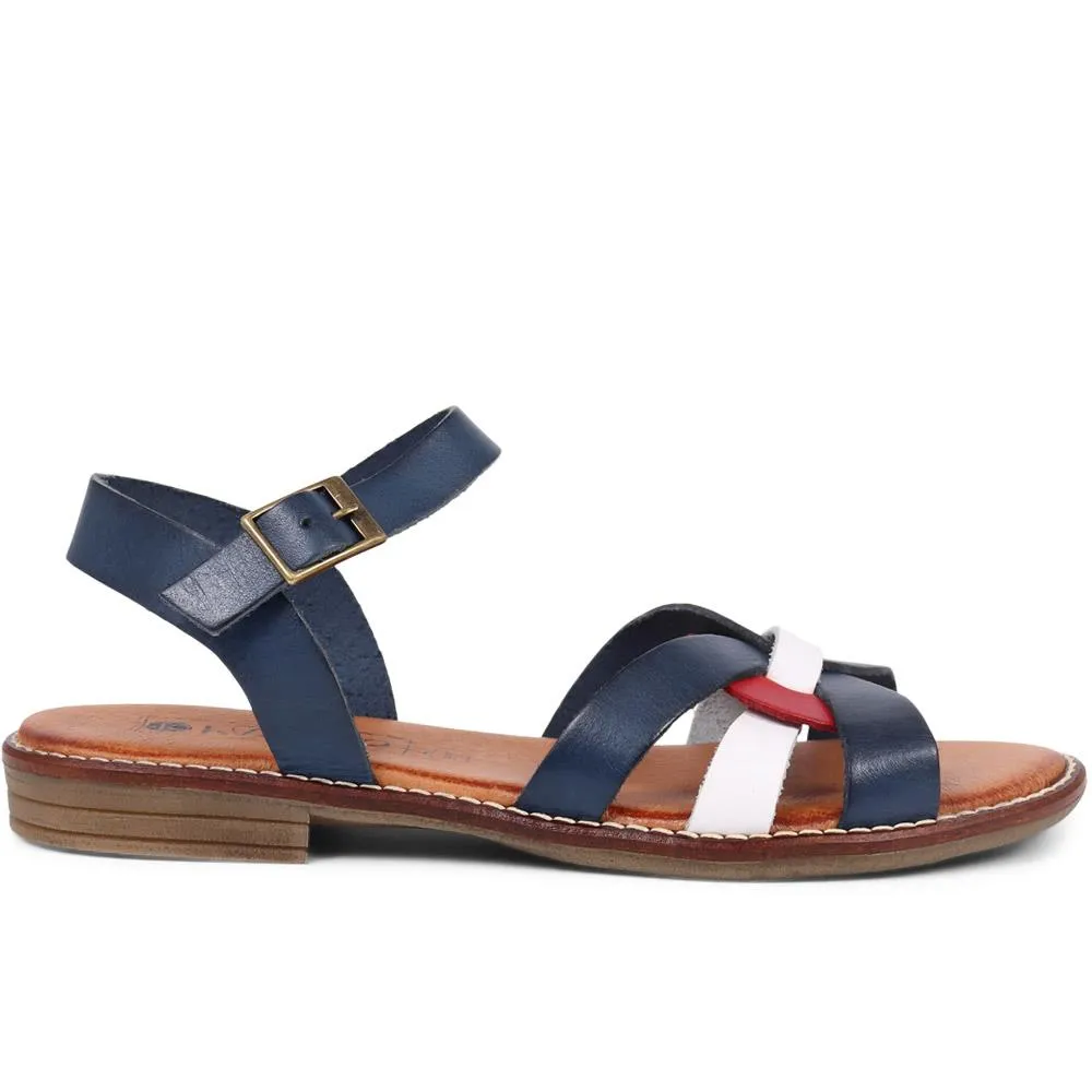 Flat Leather Sandals - TUYUR39003 / 325 293 sold by Shoe-Shop product image thumbnail 3