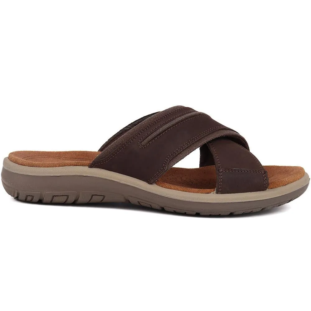 Slip-On Leather Mule Sandals - DDIN39019 / 325 426 sold by Shoe-Shop product image thumbnail 4