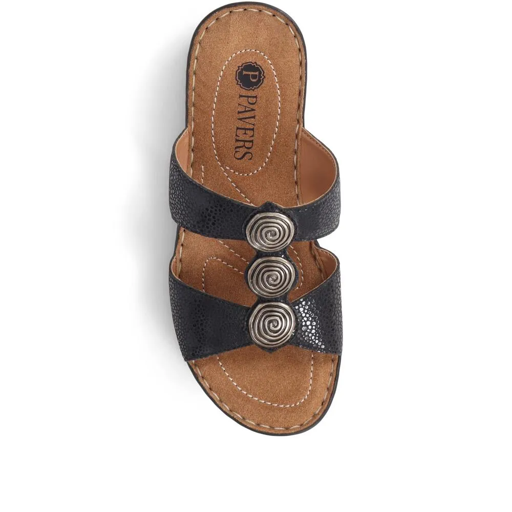 Leather Slip On Sandals - KF37012 / 323 970 sold by Shoe-Shop product image thumbnail 4