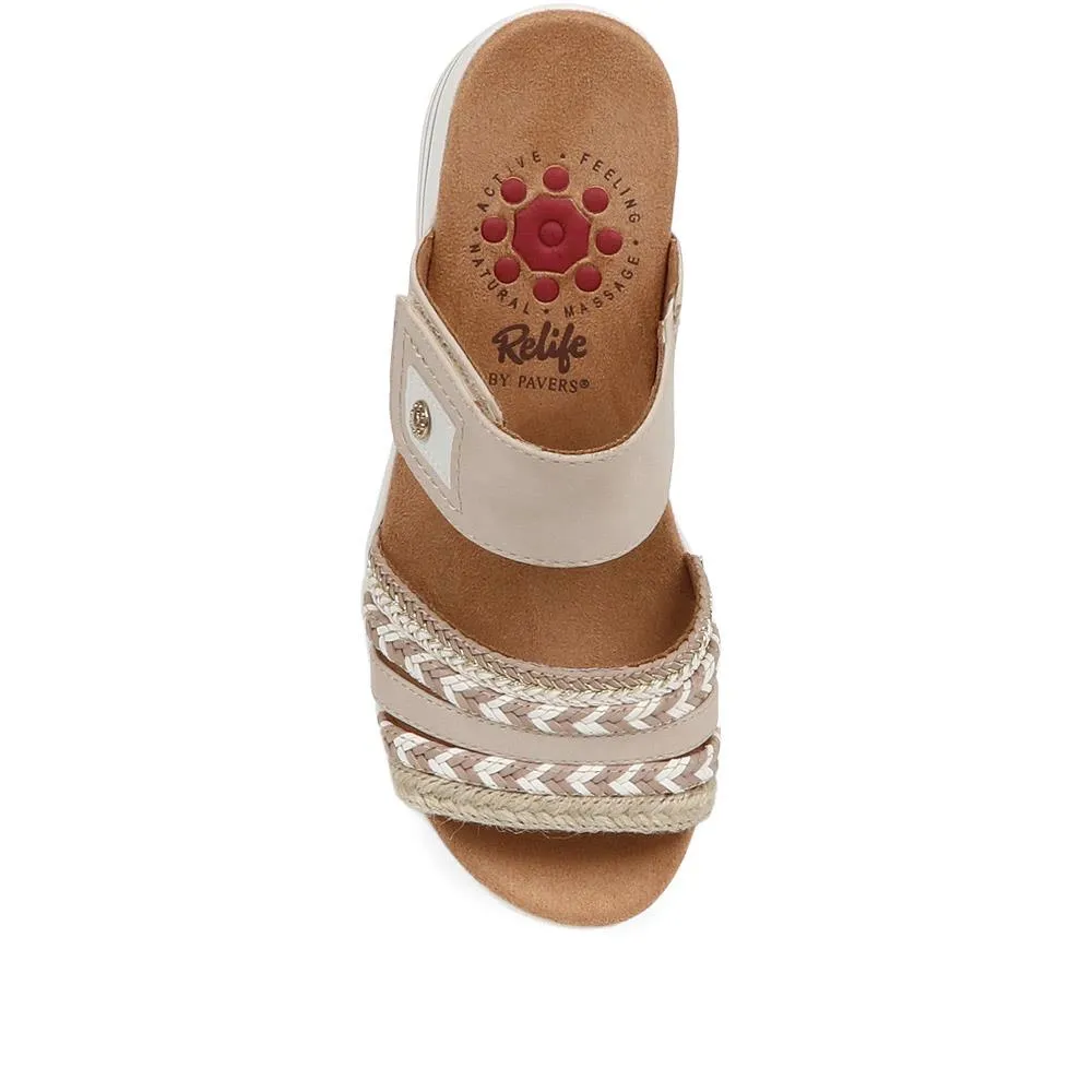 Touch-fasten Platform Mules - CENTR37027 / 323 306 sold by Shoe-Shop product image thumbnail 4