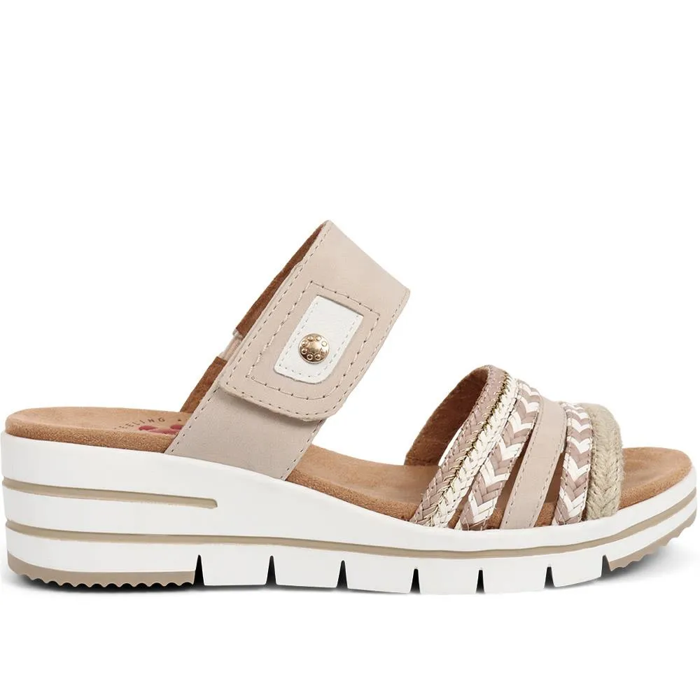 Touch-fasten Platform Mules - CENTR37027 / 323 306 sold by Shoe-Shop product image thumbnail 2