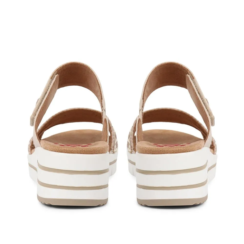 Touch-fasten Platform Mules - CENTR37027 / 323 306 sold by Shoe-Shop product image thumbnail 3