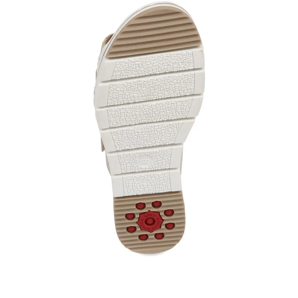 Touch-fasten Platform Mules - CENTR37027 / 323 306 sold by Shoe-Shop product image thumbnail 5