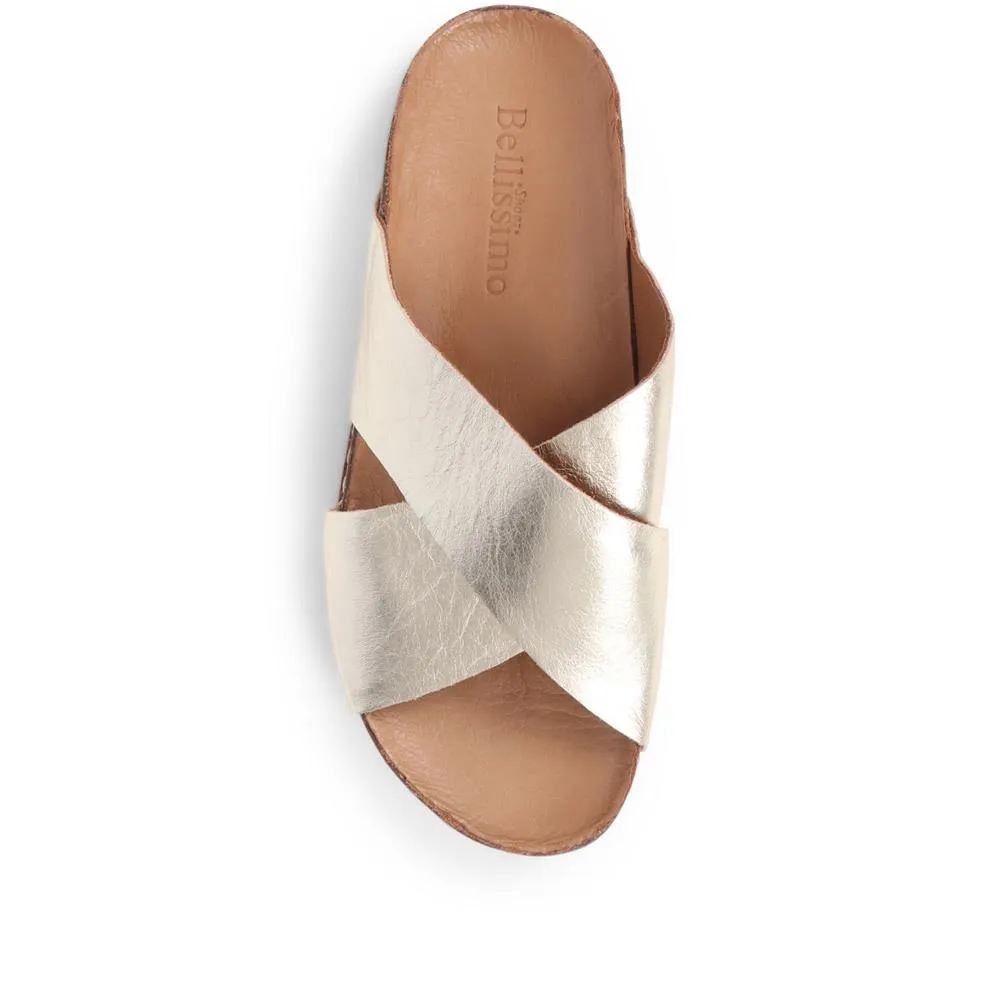 Leather Cross Strap Sandals - BELMET37021 / 323 857 sold by Shoe-Shop product image thumbnail 4