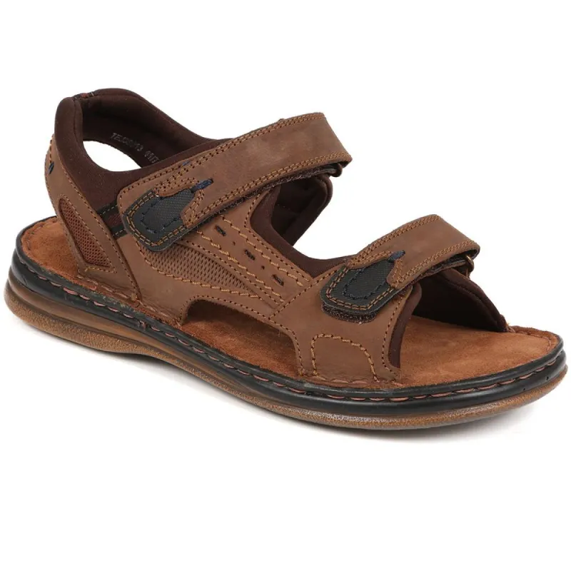 Touch-Fasten Leather Sandals  - TEJ39013 / 325 205 sold by Shoe-Shop