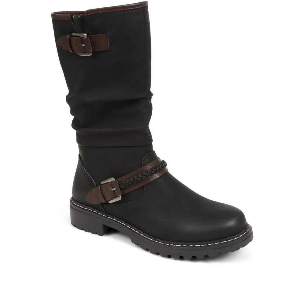 Buckle Mid Calf Boots - TELOO38009 / 324 493 sold by Shoe-Shop product image thumbnail 3