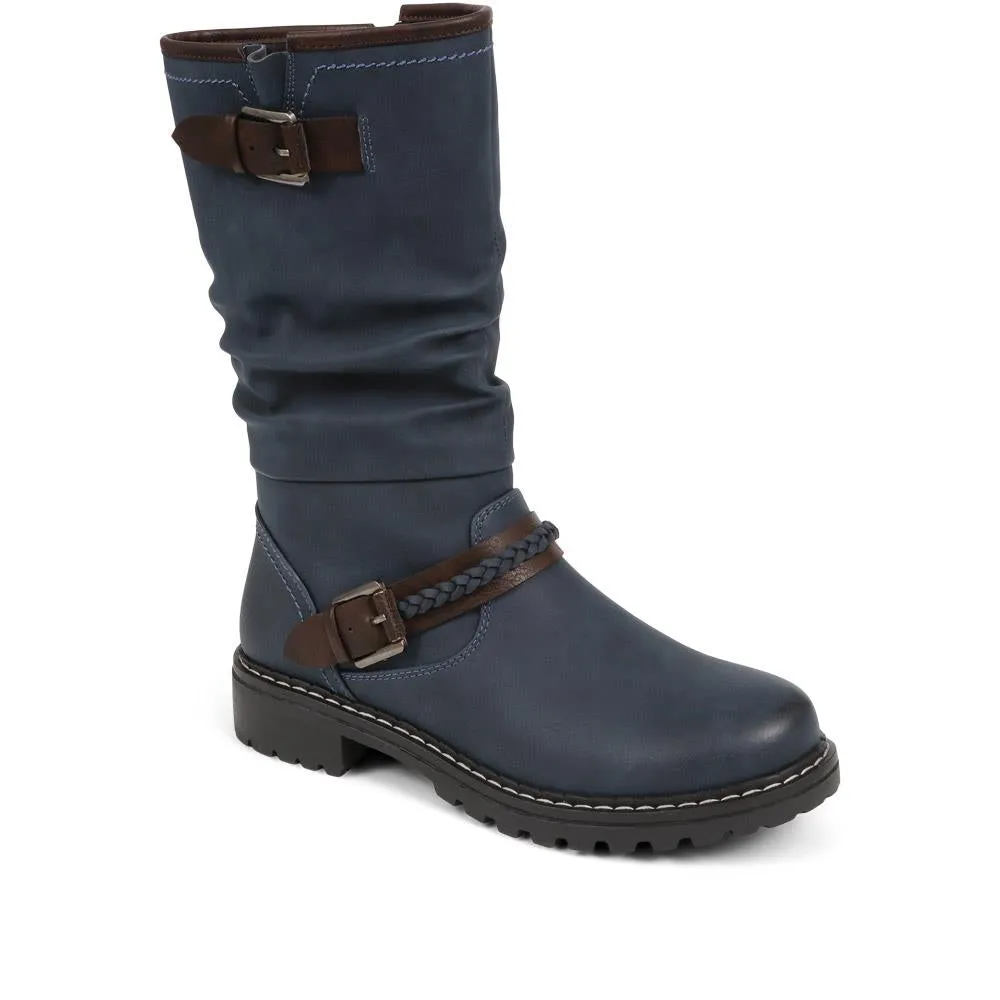 Buckle Mid Calf Boots - TELOO38009 / 324 493 sold by Shoe-Shop product image thumbnail 2