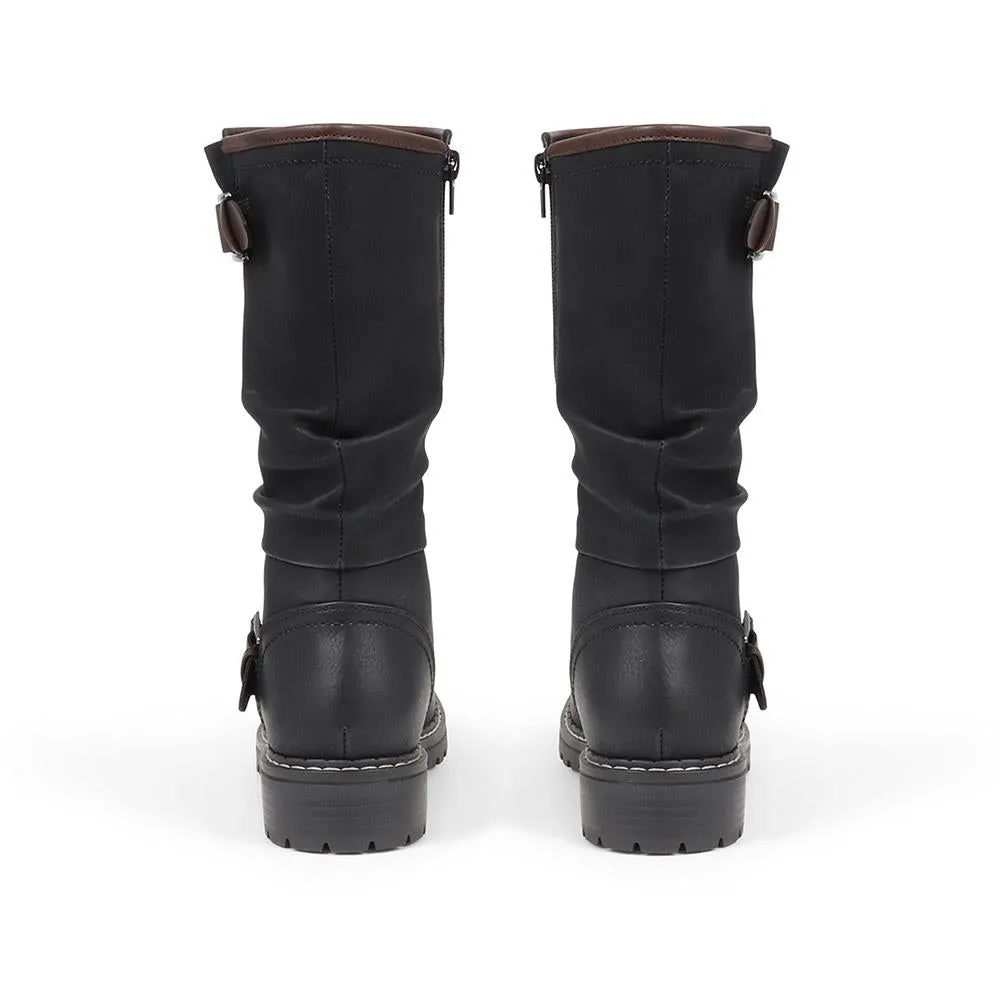 Buckle Mid Calf Boots - TELOO38009 / 324 493 sold by Shoe-Shop product image thumbnail 5