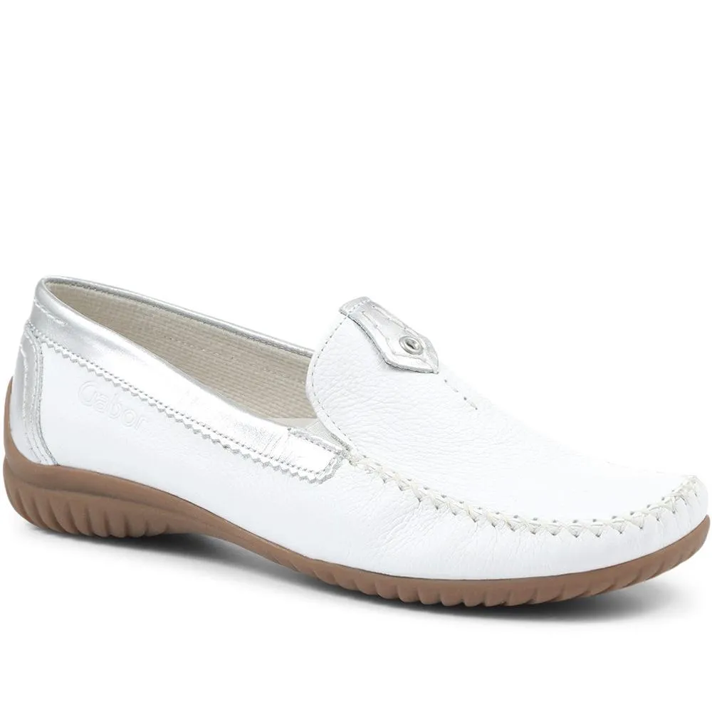 Wide Fit California Leather Moccasin - GAB29566 / 314 654 sold by Shoe-Shop
