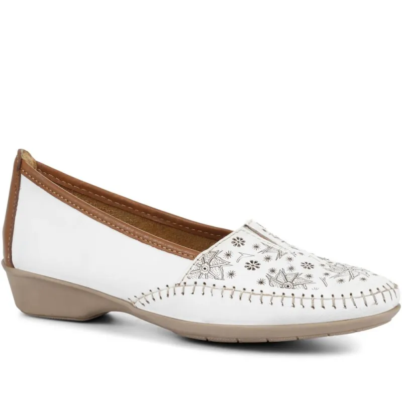 Leather Slip-On Shoes - NAP35001 / 321 453 sold by Shoe-Shop