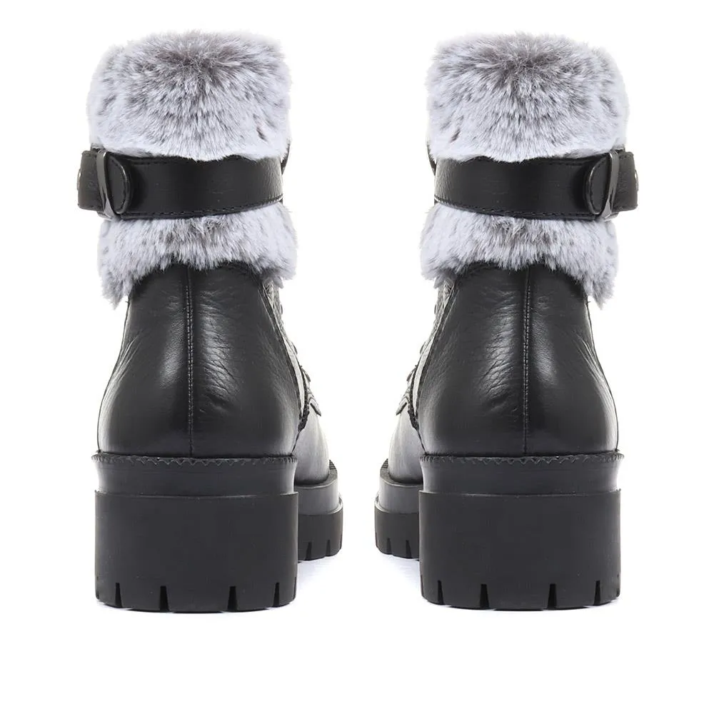 Olga-09 Leather Hiker Boots - SINO34502 / 320 492 sold by Shoe-Shop product image thumbnail 3