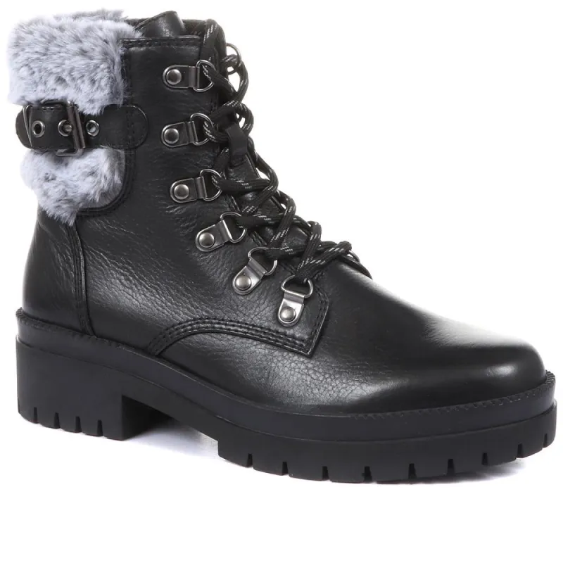 Olga-09 Leather Hiker Boots - SINO34502 / 320 492 sold by Shoe-Shop
