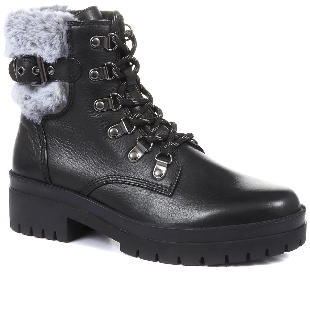 Olga-09 Leather Hiker Boots - SINO34502 / 320 492 sold by Shoe-Shop
