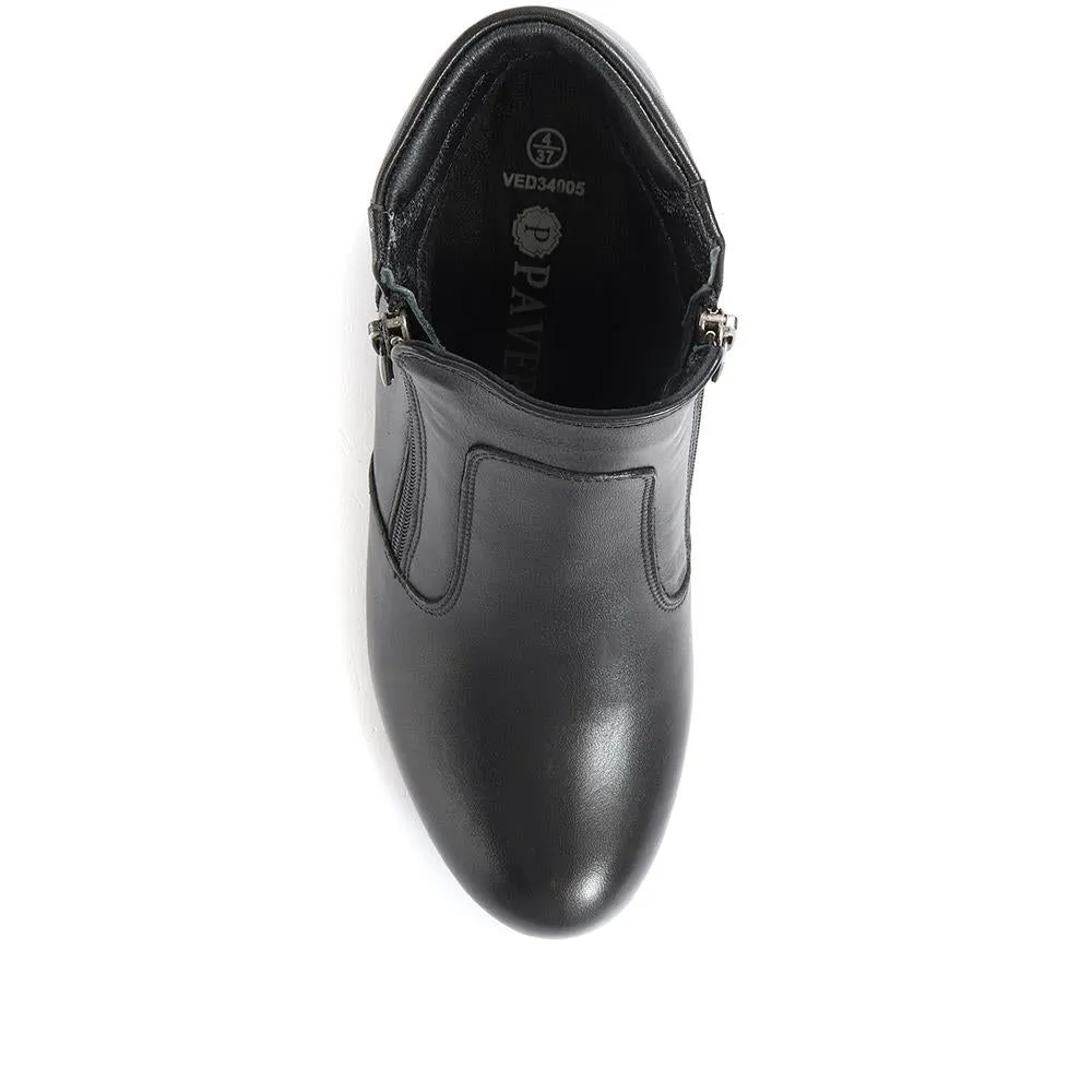 Heeled Leather Ankle Boots - VED34005 / 320 368 sold by Shoe-Shop product image thumbnail 5