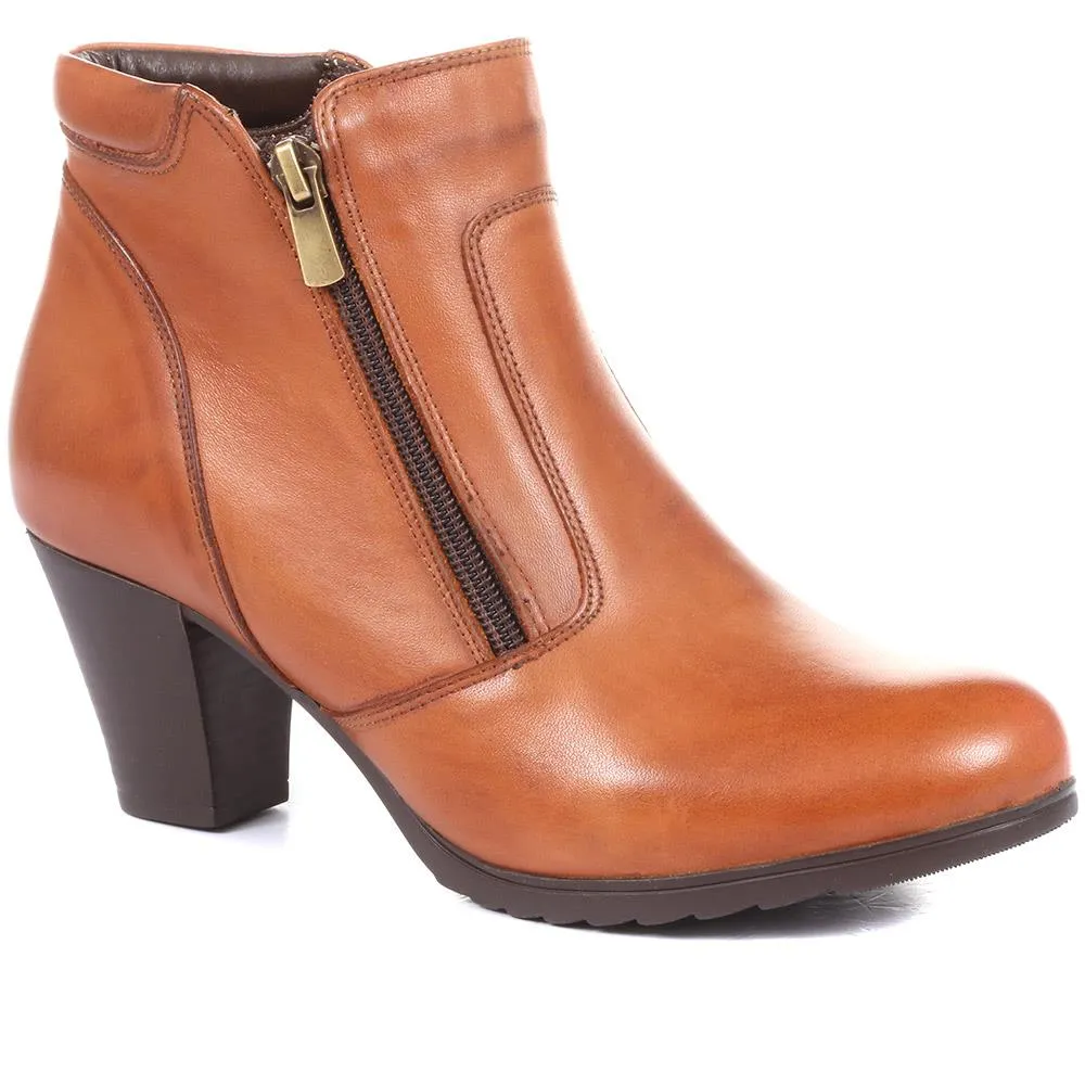 Heeled Leather Ankle Boots - VED34005 / 320 368 sold by Shoe-Shop product image thumbnail 2
