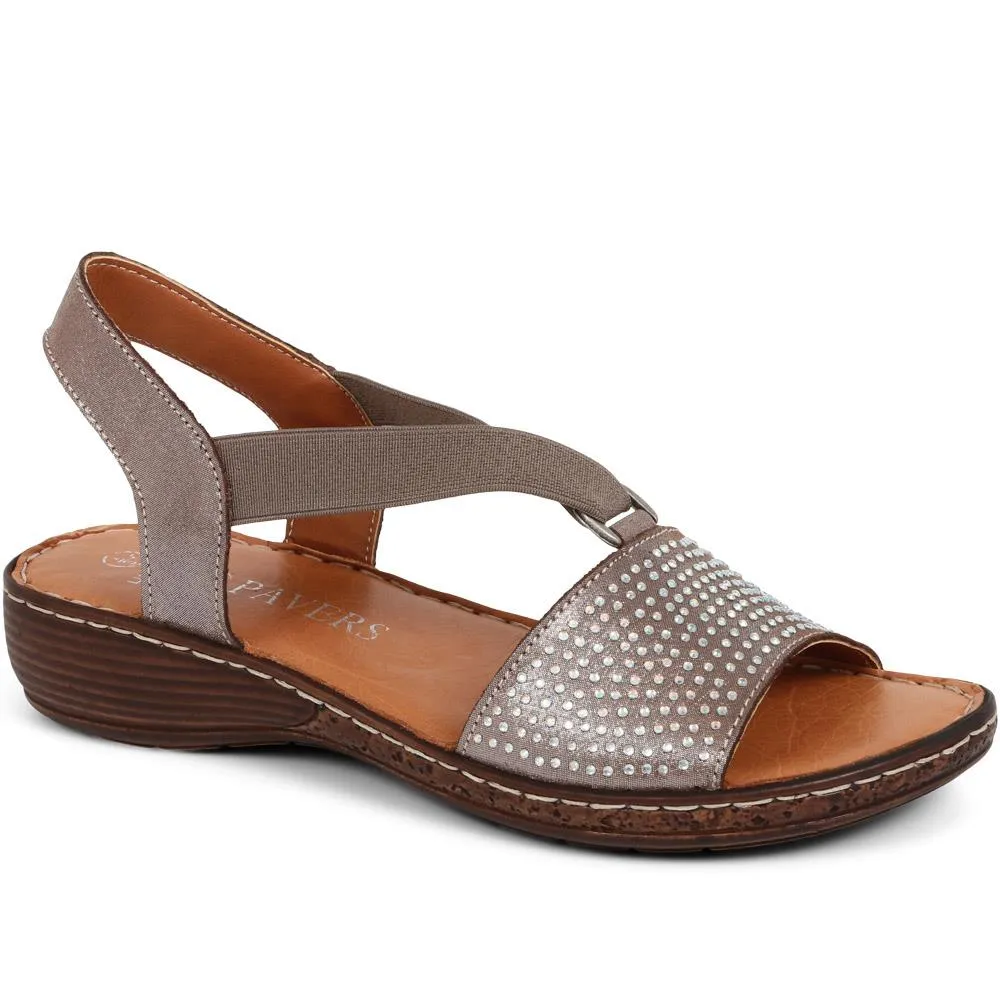 Leather Slingback Sandals - LUCK37003 / 323 987 sold by Shoe-Shop