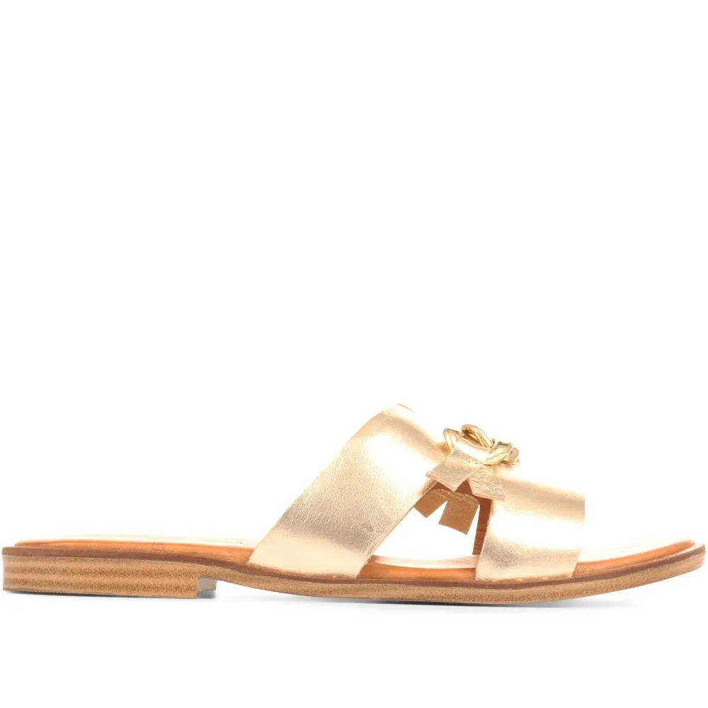 Slip-On Leather Mule Sandals - METIN35501 / 322 308 sold by Shoe-Shop product image thumbnail 3