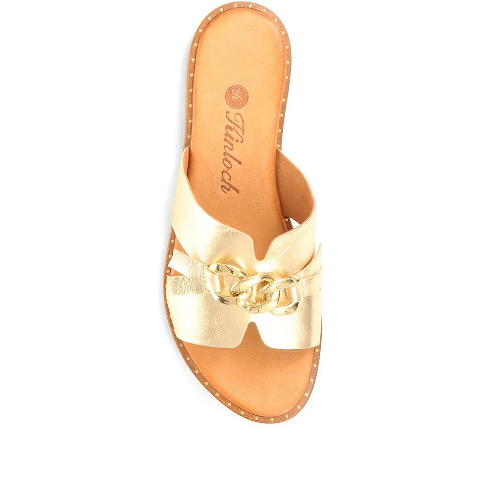 Slip-On Leather Mule Sandals - METIN35501 / 322 308 sold by Shoe-Shop product image thumbnail 5