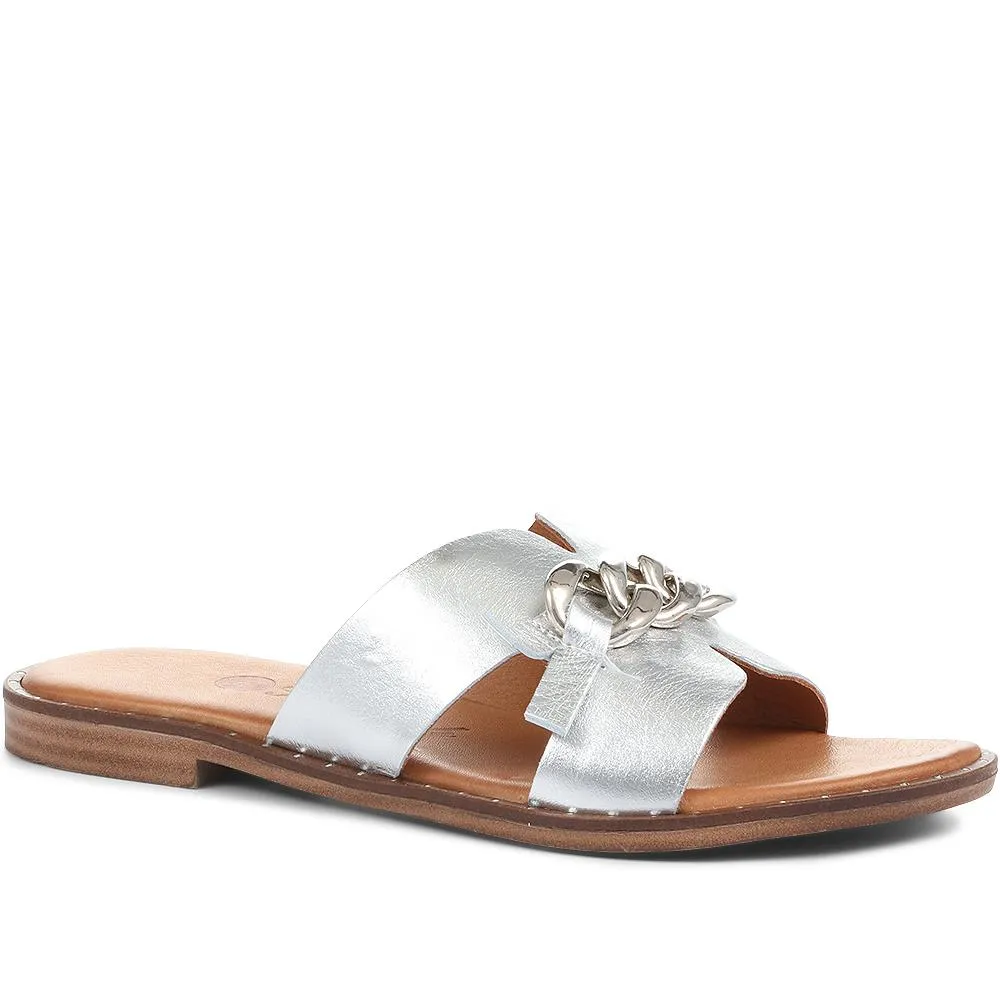 Slip-On Leather Mule Sandals - METIN35501 / 322 308 sold by Shoe-Shop product image thumbnail 2