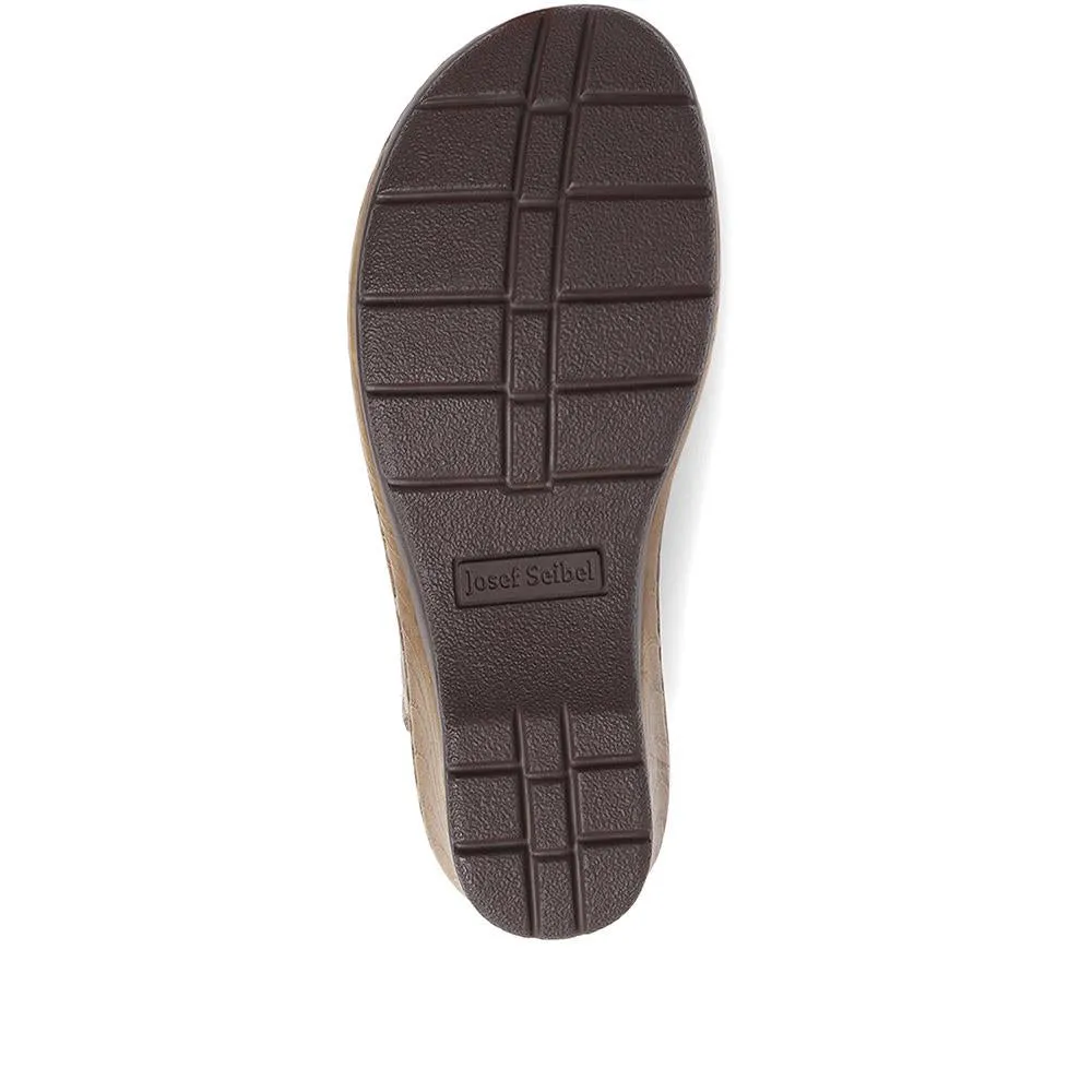 Leather Wedge Mules - JOSEF37501 / 323 355 sold by Shoe-Shop product image thumbnail 5