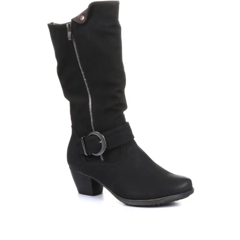 Heeled Calf Boots - SIN26001 / 310 596 sold by Shoe-Shop