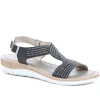 Woven Ankle Strap Sandals - INB37013 / 323 527 sold by Shoe-Shop